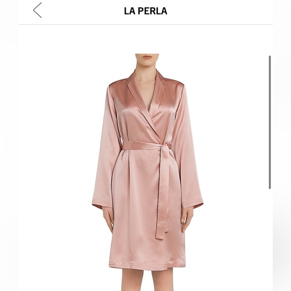 La Perla Intimates & Sleepwear La Perla Silk Robe Pink Xs Poshmark